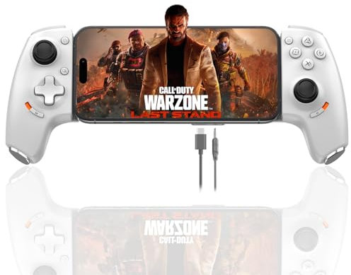Megadream Phone Controller for iPhone 17/16 /Android USB C Mobile Gaming Controller with 3.5mm Audio Jack, Remote Player Gamepad for PS5/PS4/Xbox/PC, Cloud Game, Hall Joysticks/Hall Trigger