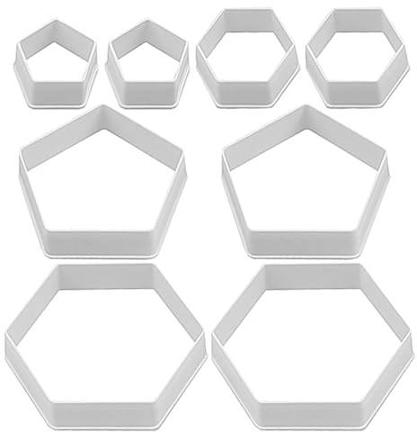8 Uds Moldes Para Galletas De Fútbol, ​​Moldes De Plástico Para Galletas, Moldes Para Decorar Pasteles, Moldes Para Fondant, Accesorios Para Hornear, Suministros De Cocina