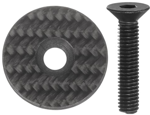 sourcing map Bike Headset Stem Top Cap with Bolt