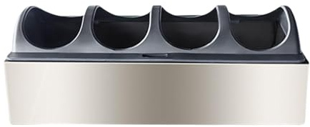 FewNvWa Futtertrog Futterwanne für Geflügel Hühnerfutterautomat Entenfutterspender Vogelfutterstation Pflegeleichte Ausführung Aus Edelstahl für Küken Und En, 20cmx11cmx4.5cm