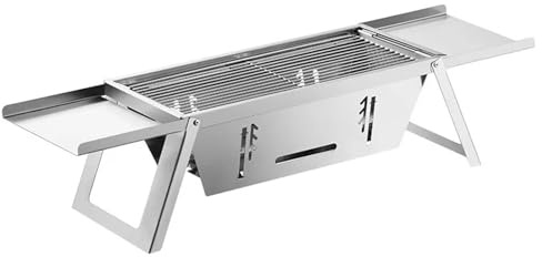 Edelstahl Grill Herd Outdoor Holzkohle Klapp Rack Haushalt Kleine Carbon Spieß