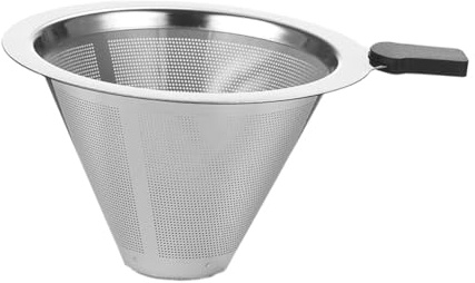 Uonlytech Filtre Café Permanent Inox Réutilisable Filtre Résidu Résistant Corrosion pour Préparation Manuelle Extraction Lisse et Texture Riche