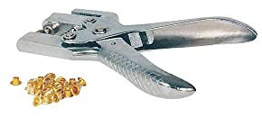 Max-power um332901 Pinza profesional + 100 ojales, azul