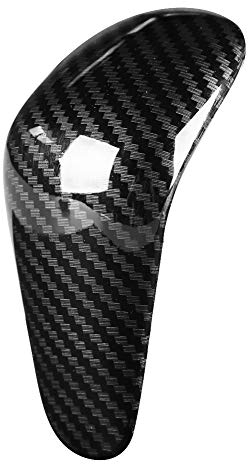 KSTE Auto-Carbon-Faser-Art Innen Schaltknauf Gear Head-Abdeckungs-Ordnung for A6 A7 15-18