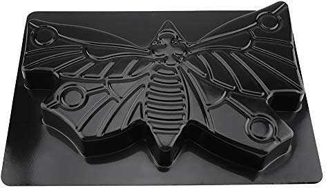 Tomotato Molde de Hormigón para Pavimento, Molde de Cemento en Forma de Mariposas de ABS Reutilizable de 44 x 31 x 4,5 cm para Jardín, Balcón y Chalet