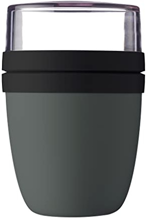 Mepal Lunch Box Müslibecher lunchpot Essen Behälter (Grau Olive)