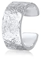 Elli Earcuff Silber 925 Ohrmanschette Damen Ohrringe für Frauen Ohrklemme Gehämmert Durchmesser 10mm Helix 0305141222