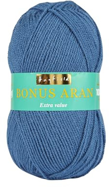 Sirdar Hayfield Bonus Aran Garn, Royal Teal (558), 100 g