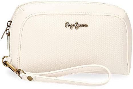 Pepe Jeans Lena weiße Handtasche 20x11x4 cm Kunstleder