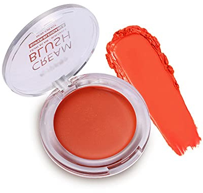 Lucoss Cream Blush, Blush Liquide Maquillage Fard À Joues Imperméable de longue durée, Lightweight Cream Blush Stick Blush et Fards à Joues Rose Peche