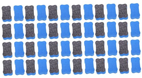 Toyvian 48stücke Eva Filz Knochen-förmige Whiteboard Radierer Trockenlöscher Für Schule Büro Zuhause Langlebige Und Praktische Schulmaterialien Blaue Farbe