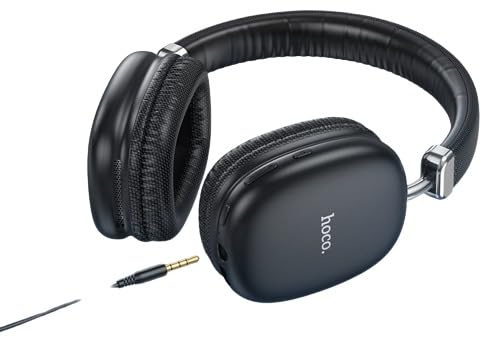 Trådlösa Bluetooth 5.3 hörlurar mikrofon brusreducerande headset stereoljud hörlurar sport spelhörlurar stöder TF (svart)