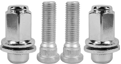 Mysttoo 4PCS M12x1.5 Chrome Wheel Lug Stud Nut Set Compatible with Toyota Corolla Camry 4Runner Land Cruiser RAV4 Avalon Sienna Lexus GS350 GX460 ES300 SC400 tC 90942-01058 90942-02049