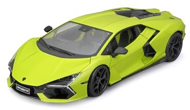 Maisto Lamborghini Revuelto (2023): Modellauto im Maßstab 1:18, Motorhaube, Kofferraum und Türen beweglich, grün (531463G)