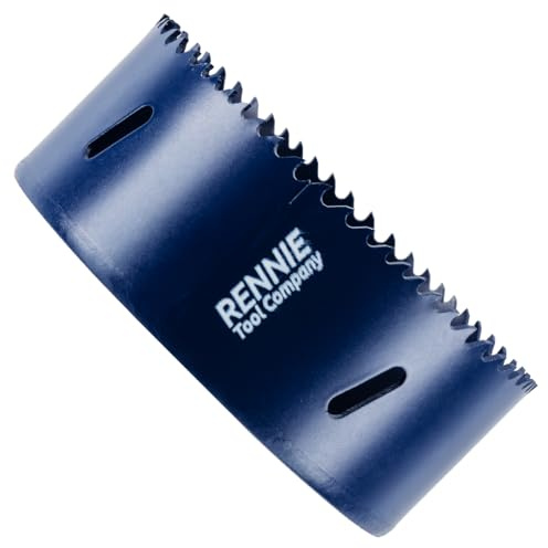 Rennie Tool - 102mm HSS Hole Saw Cutter Cobalt Bi-Metal/Circular Holesaw | For Drilling/Cutting Aluminium, Metal Sheet, Stainless Steel, Pipes, Drywall, Wood Plastic M35 5% Cobalt Bi Metal Hole Cutter