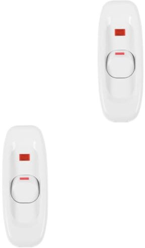 Angoily 2pcs Retro Lamp Switch Replacement Single Control Light Switch for Bedroom