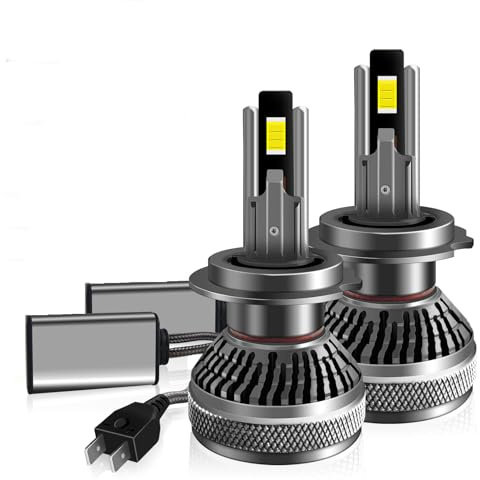 LIGJOY Lampe 12V 6500K Kaltweiß Birne, 500% Heller als Halogen Glühbirne, 2 Jahre Garantie,Aluminium, 1:1 Originalgröße, Die Xenon Brenner - Alternative 2 Stück 13