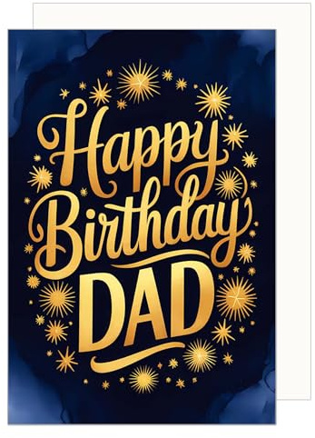 Edition Seidel Premium Geburtstagskarte mit Umschlag. Glückwunschkarte Grußkarte Karte Geburtstag Happy Birthday Mann Vater Papa (G3763 SW025)