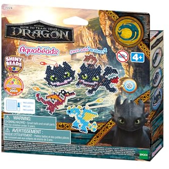 Aquabeads How to Train Your Dragon Craft Kit - Arts & Crafts Bead Activity Toy 35124