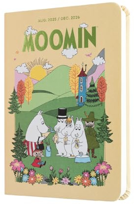 Grupo Erik Taschenkalender Terminplaner 2026 Moomin Kalender Schulplaner Jahreskalender 2026 Geschenk Mädchen und Jungen Schulsachen
