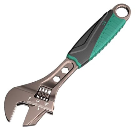 VTIDOBE Chiavi regolabili da 8/10/12/15 pollici Chiavi inglesi per il bagno aperto