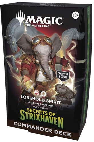 Magic: The Gathering Geheimnisse von Strixhaven Commander-Deck – Kundhort-Geist (Englische Version)