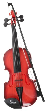 ifundom Giocattolo Violino in Plastica Bordi Lisci, Mini Violino Musicale per Principianti, Strumento Educativo per Sviluppo Creativo e Gioco Sicuro