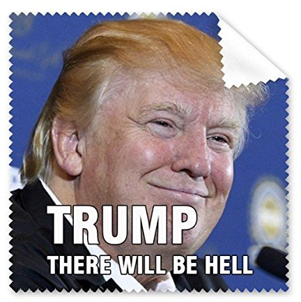 Lächerlich American President Trump Funny Interessante Wird es hell Spoof Meme Bild GLÄSER Tuch Reinigungstuch Handy-Display von 5 x