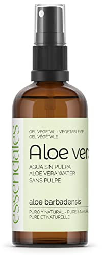 Essenciales - Gel de Aloe Vera Sin Pulpa Bio, 100% Puro, Natural y Ecológico, 100 ml | Gel Aloe Barbadensis