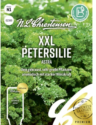 XXL Petersilie Astra, fein gekraust, sehr große Pflanzen, Samen