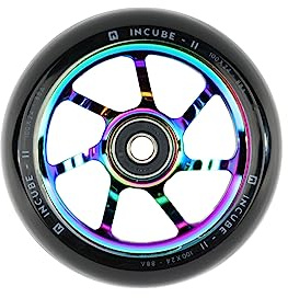 Ethic Stunt Scooter Wheel Rolle Incube V2 100 mm Oil Slick, Mehrfarbig