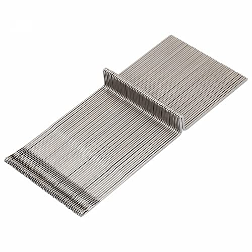 Mollytek 50 Stück Strickmaschinennadeln für KH-868 860 871 881 940 970 Edelstahl Stricknadeln Strickmaschine Ersatznadeln Teile Zubehör (C-50PCS)