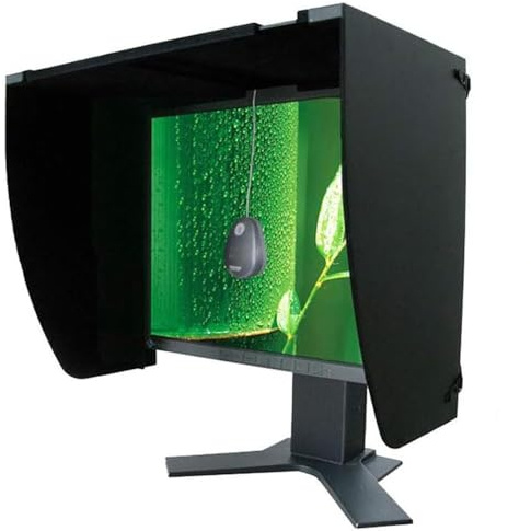 HGSTM Monitorhauben-Sonnenschutz, 27-Zoll-Bildschirm-Sonnenblende, verstellbare Monitorhaube, allseitiger Sonnenschutz, für Dell HP Viewsonic Philips Samsung Lenovo ASUS LG EIZO NEC ACER