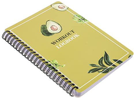 DIYEAH Fitness Tagebuch A5 Trainingsnotizbuch Mit Spiralbindung Praktische Fitness Agenda Planer Für Frauen Und Männer Bürobedarf