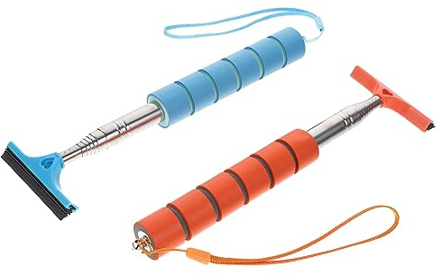 MOLUCKFU 2pezzi Wiper Per Specchietto Retrovisore Auto Con Manico Ergonomico Pulitore Per Vetri Auto Design Compatto e Leggero Ogni Condizione Meteo Senza Graffi Per Visione Chiara