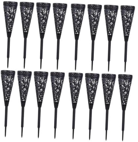 Cabilock 4 Set Cestino Di Fiori Vasi Tombali Disposizione Portatori Di Fiori Del Cimitero Floreale Vaso Cimiteriale Con Punta Porta Del Fiore Vaso Per Tomba Addominali Nero 4 Pezzi*4