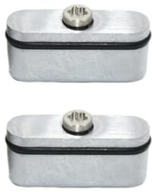 Putter Pair of aftermarket golf weights for Odyssey Tri-Hot 5K, Eleven & White Hot Versa series 10g - 35g, UK Stock (2 x 25g Silver)