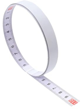 DONFAMDS Self-adhesive Steel Woodworking Ruler Metric Scale Miter Track Tape Measure Reverse Reading for Miter Saw Table Router Band Saw Cutting