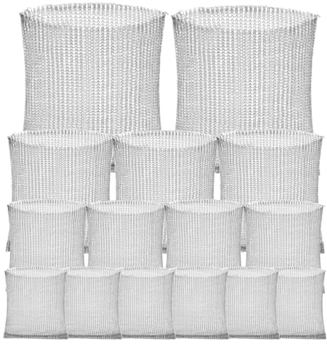 Blumenzwiebelkörbe – Edelstahl, 16,14 X 17,32 Zoll Blumenzwiebelkäfige Zum Pflanzen | Wurzelschutz-Gopher-Netzkorb-Set, Pflanzen- Und Gemüseschutz Für Garten, Bäume, Sträucher, Drinnen Und Draußen, 15