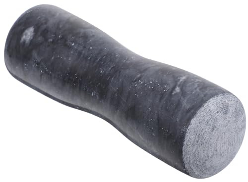 OSOLADY Mortero de Piedra Negra para Laboratorio y Cocina, Molinillo Manual Práctico para Triturar Pastillas, Hielo y Especias, Herramienta de Mano Resistente y Fácil de Limpiar, Uso