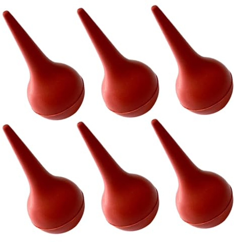JUMPLAWN Bulbos Aspiradores para Ñiño 6 Piezas, Limpiador Nasal Oído Multifuncional, Soplador de Polvo, Diseño Seguro Protector de Inserción, Adecuado para Eliminar Mocos y Cera