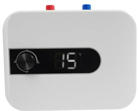 Mini chauffe-eau instantané, Petit chauffe-eau sous évier 6l - 1500w - Pour une utilisation sous les éviers de cuisine et les lavabos