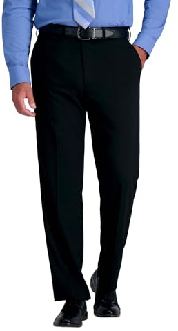 Haggar J.M Men's Premium Stretch Classic Fit Suit Separates Jackets, Black-Pant, 44x29