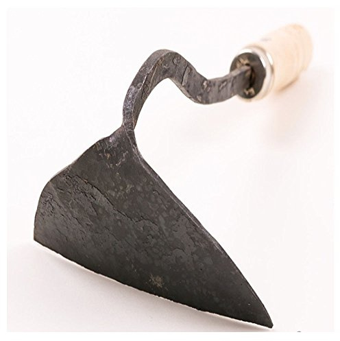 Mano Azada Plow estilo coreano ho-mi – mejor Orgánica jardinería y horticultura – Contrapeso para menos esfuerzo, tensión y fatiga -12 inches- perfecto para cualquier persona