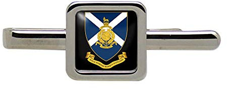 Giftshop UK Royal Marines Buchen Schottland Quadratisch Krawatte Clip