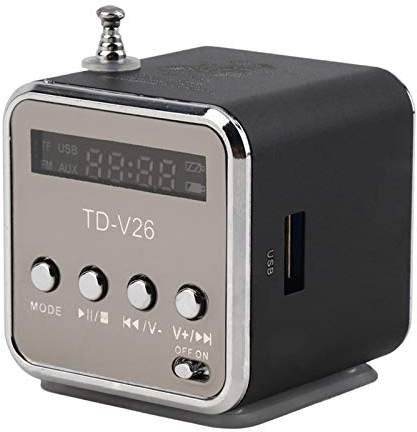 JTLB Altoparlante Bluetooth Pocket Mini Soundstation SD TF Card USB 2.0 lettore MP3, altoparlante stereo, linea in funzione casa, all'aperto, viaggio