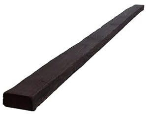 VIGA IMITACION MADERA DE POLIURETANO 10CM DE ANCHO X 5CM DE ALTO X 3 metros DE LARGO (Nogal oscuro)