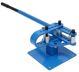 Kaichenyt Metal Bender, Rohrbiegewerkzeug mit 7 Matrizen Größe Universal Winkelbieger Dicke von 5/8 und Einer Maximalen Breite von 1-15/16 Biegen