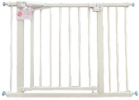 Treppenschutzgitter, Leicht Zu Schließendes Metallgitter, Haustierschutzgitter, Breite 74–93 Cm (29–36,6 Zoll), Druckmontage, Schraubenfreie Installation, Geeignet For Kinder Und Haustiere ( Size : Wi