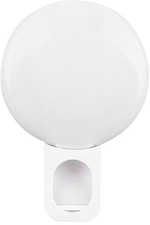 HEMOTON Led Selfie Light Clip-on Phone Fill Light USB Portable Supplementary Lamp with Adjustable Cold and Warm White for Mobile Phones and Laptops